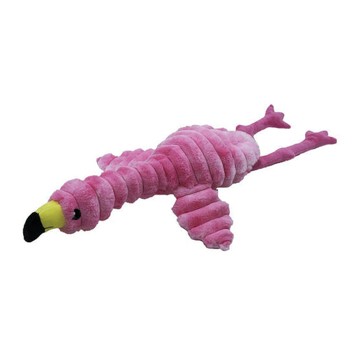 PetLou Splooting Flamingo Dog Toy