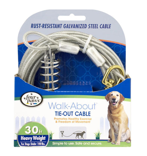 Four Paws® Walk-About® Tie-Out Cable - Heavy Weight