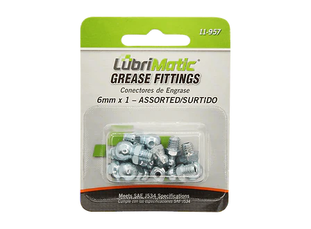 Lubrimatic 45 deg. Grease Fittings 8 Piece