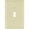 Ivory 1-Toggle Oversize Wall Plate