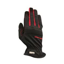 Utility Work Glove, Spandex/Leather, Medium