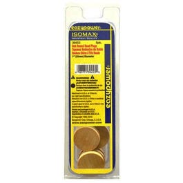 Isomax Dowel Plug, Round Head, Oak, 1-In., 5-Pk.