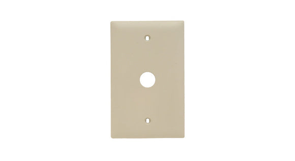 Legrand Pass & Seymour® TradeMaster® 1-Gang Nylon Wall Plate, 0.625-in Round Opening