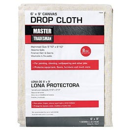 Canvas Drop Cloth, 6 x 9-Ft.