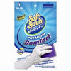 Premium Comfort Vinyl Gloves, Latex-Free, White With Flocked Cotton Lining, Small, Pr.