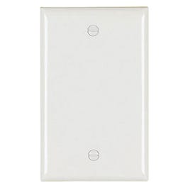 Wall Plate, Blank, Urea, White