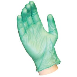 Disposable Vinyl Gloves, Latex & Powder Free, Green, One Size, 300-Ct.