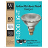 Flood Light Bulb, Halogen, Indoor/Outdoor Par 38, 60-Watts