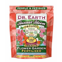 Annual Bloom Flower Garden Organic Fertilizer, 4-8-4 Formula, 4-Lb. Bag