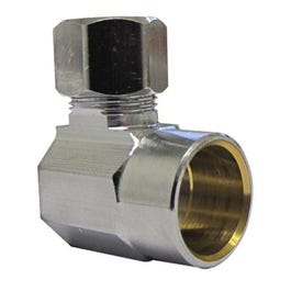 Angle Connector, Lead Free, 5/8 O.D. Sweat X 3/8-In. O.D. Tube, 2-Pk.