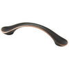 Cabinet Pull, Vuelo, Bronze & Copper, 3 or 3.75-In. Dual-Mount, 10-Pk.