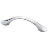 Cabinet Pull, Vuelo Dual-Mount, Polished Chrome, 3-25/32-In.