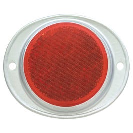 Trailer Reflector, Red, 3-In.