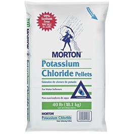 Water Softening Pellets, Potassium Chloride, 40-Lbs.