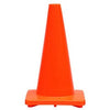 Traffic Cone, Orange PVC, 18-In.