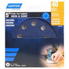 Ceramic Sanding Discs, 40-Grit, 5-In., 3-Pk.