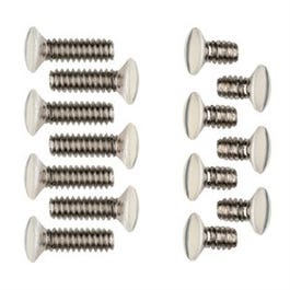 Wall Plate Screws, Steel, Ivory, 14-Pk.