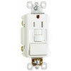 GFCI Receptacle/Single-Pole Switch, 15A, White