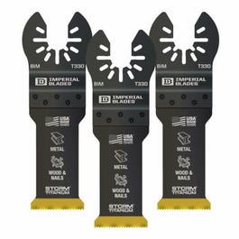 One Fit Storm Titanium Metal Blade, 1-1/4-In., 3-Pk.