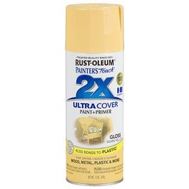 Painter's Touch 2X Spray Paint, Gloss Warm Yellow, 12-oz.