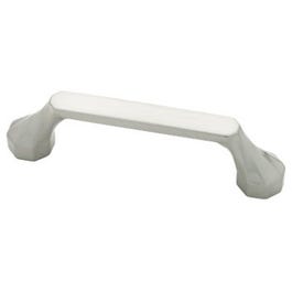 Cabinet Pull, Octagon, Satin Nickel, 3 or 3-75-In.