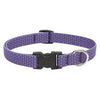 Eco Dog Collar, Adjustable, Lilac, 3/4 x 9 to 14-In.