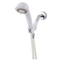 Flow Pro Massage Showerhead, 3-Spray Settings, White