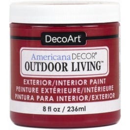 Americana Decor Outdoor Living Craft Paint, Ladybug, 8-oz.