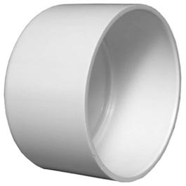 Schedule 40 DWV PVC Pipe Cap, Solvent Weld, 2-In.