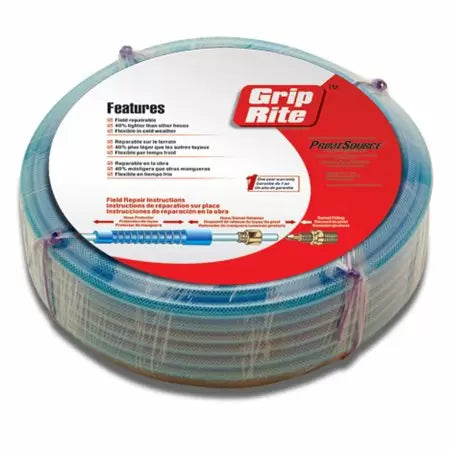 Grip-Rite 1/4 in. x 50 ft. Polyurethane Air Hose with Couplers