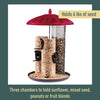 North States Nature’s Yard Crimson Triple Tube Feeder