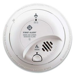 Smoke & Carbon Monoxide Detector, Hardwired w/Battery Backup