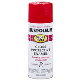 Stops Rust Enamel Spray Paint, Gloss Poppy Pink, 12-oz.