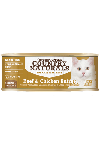 Grandma Mae's Country Naturals Beef & Chicken Chunks in Gravy