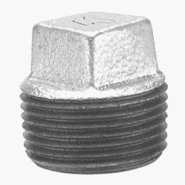 Pipe Fitting, Galvanized Plug, 1/4-In.