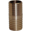 Pipe Fitting, Insert Coupling, Lead-Free Yellow Brass, 3/4-In.