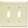 Wall Plate, 2-Toggle, Urea, Ivory