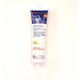 Tub & Tile Caulk, Bone, 5.5-oz.