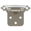 2 x 3/4-In. Satin Nickel Overlay Hinges, 2-Pk.