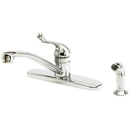 Chrome 1-Handle Touch Control Kitchen Faucet