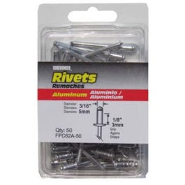 50-Pack Short Aluminum Rivets