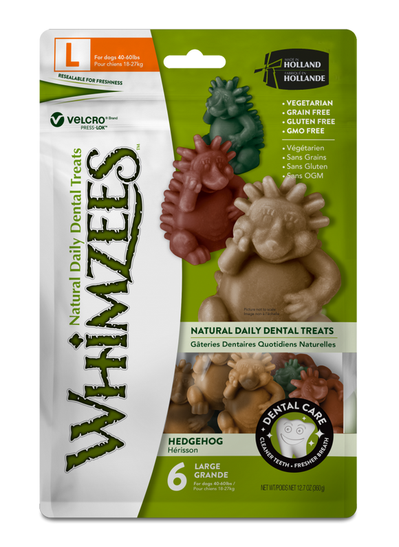 Whimzees Hedgehog Dental Chew Dog Treats