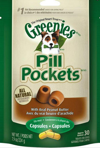 Greenies Pill Pockets Canine Peanut Butter Dog Treats