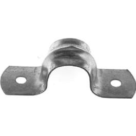 Conduit Fitting, Rigid Snap-On Steel Strap, 2-Hole, 3/4-In., 3-Pk.