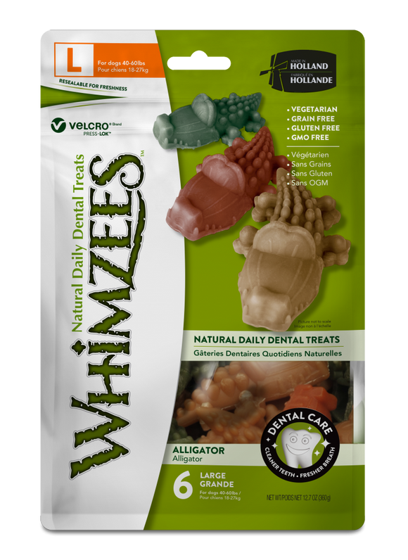 Whimzees Alligator Dental Dog Treats