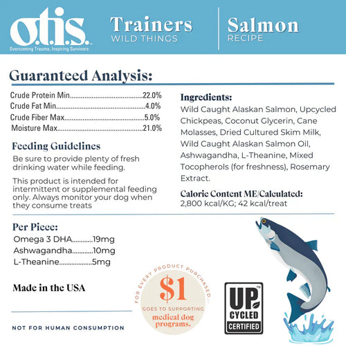 Otis Wild Things Trainers Salmon Recipe Dog Treats