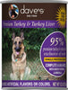 Dave's Premium Turkey & Turkey Liver 95% Meat Canned Dog Food