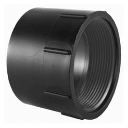 Pipe Adapter, ABS/DWV, Female, 4-In.