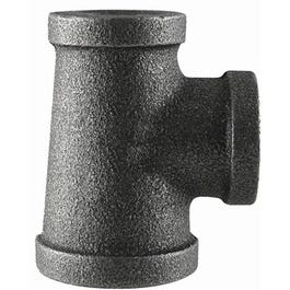 Black Pipe Reducing Tee, 1 x 3/4-In.