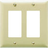 Wall Plate, 2 Decorator Opening, Urea, Ivory